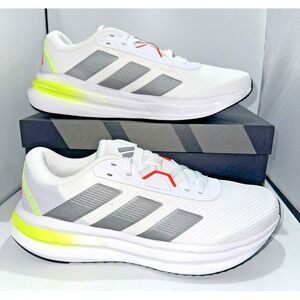 adidas Galaxy 7M Cloud White Iron Metallic Lucid Lemon Men‎ Running Shoes Sz. 8